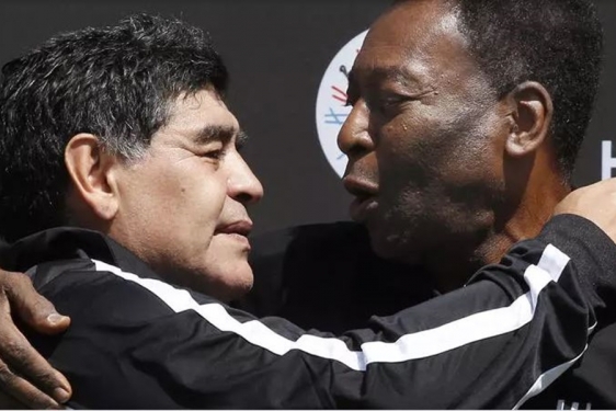 Diego Maradona i Pele