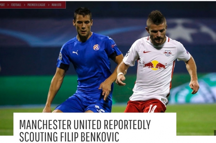 Filip Benković na meti Man. Uniteda, engleski velikan objavio da skautira stopera Dinama