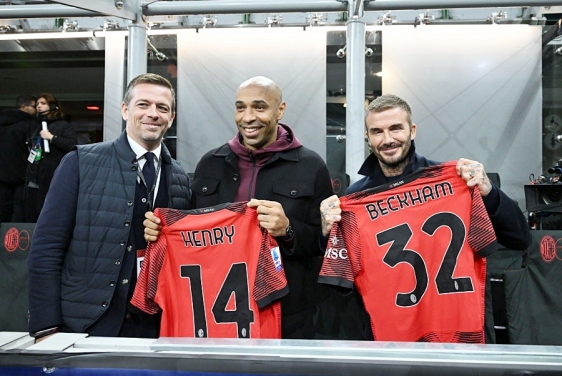 Thierry Henry  i David Beckham
