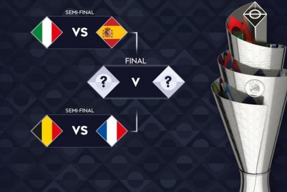 Final Four Lige nacija: Italija protiv Španjolske u Milanu, Francuska protiv Belgije u Torinu