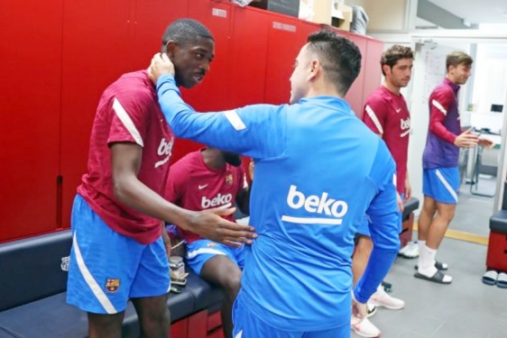 Dembele i Xavi