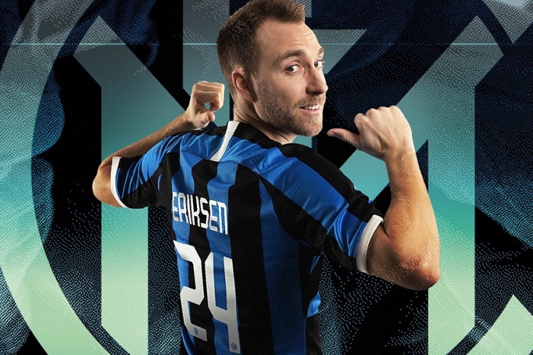 Christian Eriksen nakon potpisa za  Inter odabrao dres s brojem 24