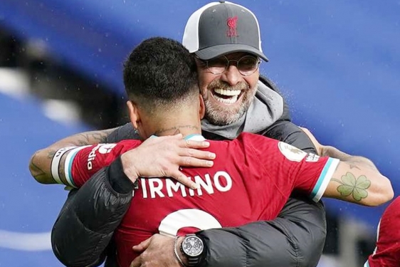 Firmino i Jurgen Klopp