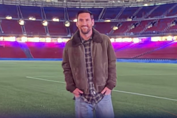 Leo Messi na Camp Nou