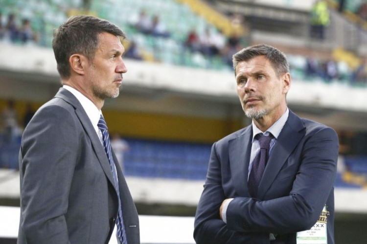 Paolo Maldini i Zvone Boban