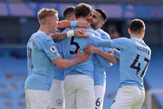 Slavlje nogometaša Manchester Cityja