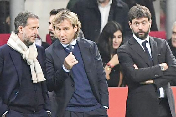 Paratici, Nedved i Agnelli