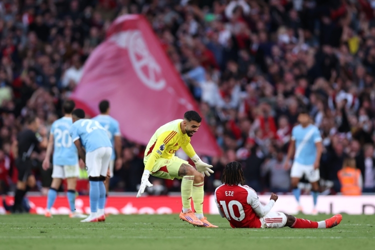 Premierliga: Arsenal u nadoknadi vremena izbjegao poraz od Manchester Cityja