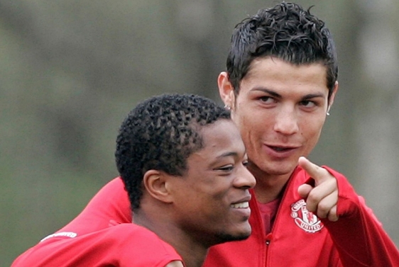 Evra i Ronaldo