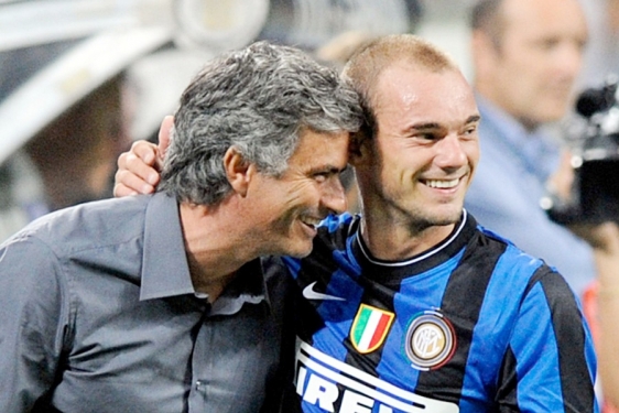 Mourinho i Sneijder 