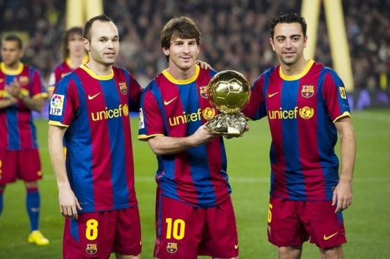 Iniesta, Messi i Xavi nominirani za Zlatnu loptu 2010. godine