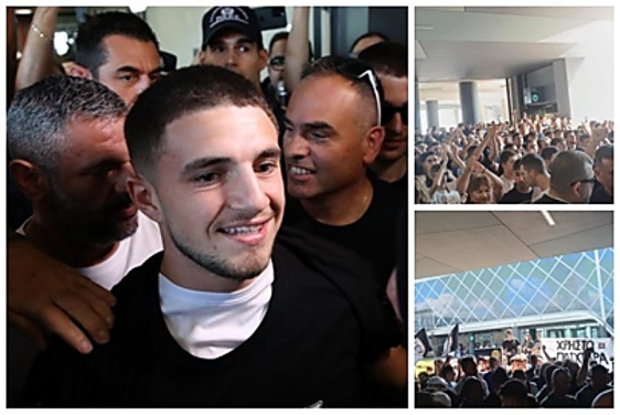Christos Zafeiris na aerodromu