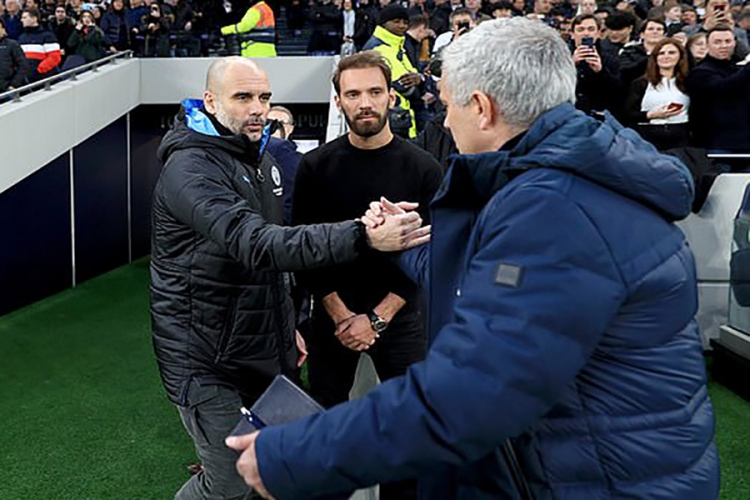 Pep Guardiola (Manchester City) i Jose Mourinho (Tottenham)