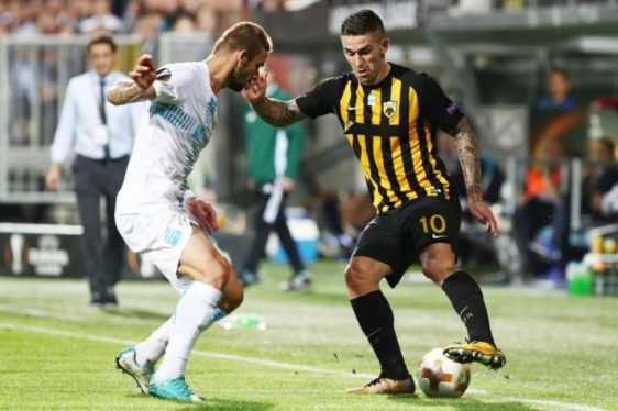 Dario Župarić (Rijeka) i Marko Livaja (AEK) igrali na Rujevici prošle sezone