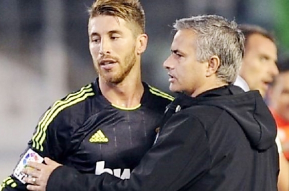 Sergio Ramos i Jose Mourinho