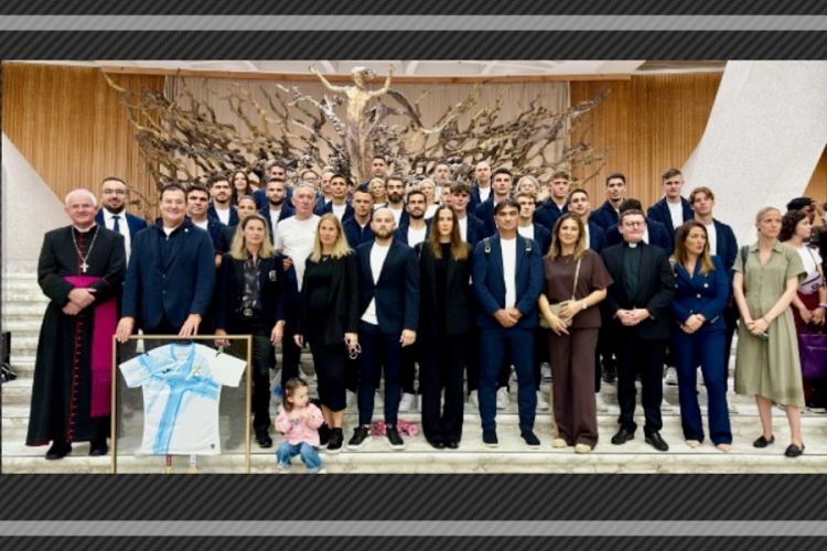 Delegacija HNK-a Rijeka prisustvovala općoj audijenciji Pape Lava XIV u Vatikanu