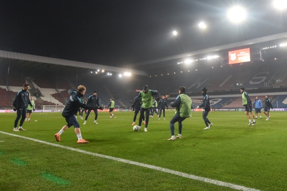 Nogometaši Rijeke odradili trening, Stjepan Radeljić najavio utakmicu