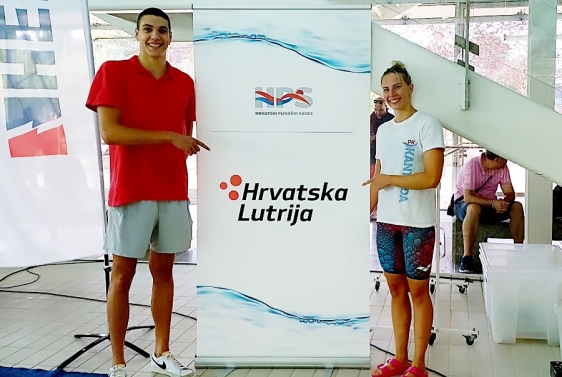 Jere Hribar i Amina Kajtaz, najbolji plivač i plivačica prvenstva