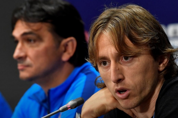 Luka Modrić i Zlatko Dalić