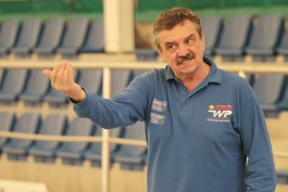 Ratko Rudić na treningu na bazenu Kantrida