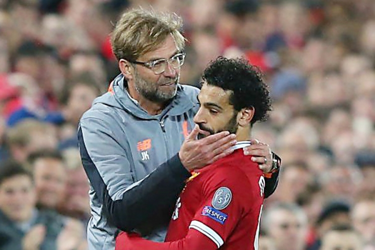 Jurgen Klopp i Mohamed Salah