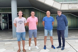 Matija Golik, Liridon Zena, Aleksandar Čupić i Željko Jovanović 
