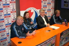 Vladimir Canjuga,  Miranda Tatari, Veljko Karabaić i Ratko Balenović 
