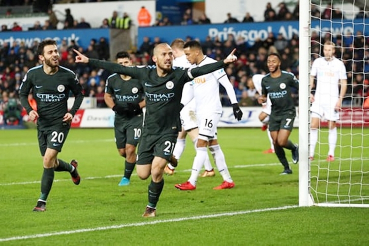 David Silva, dvostruki strijelac za Man. City