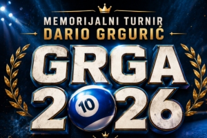Memorijalni biljarski turnir u spomen na Darija Grgurića Grgu