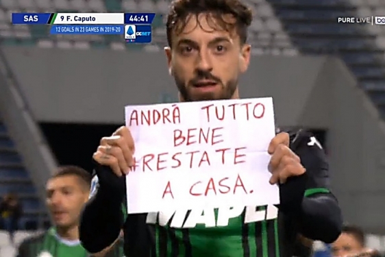 Serie A: Francesco Caputo umjesto proslave pogotka poslao naciji poruku