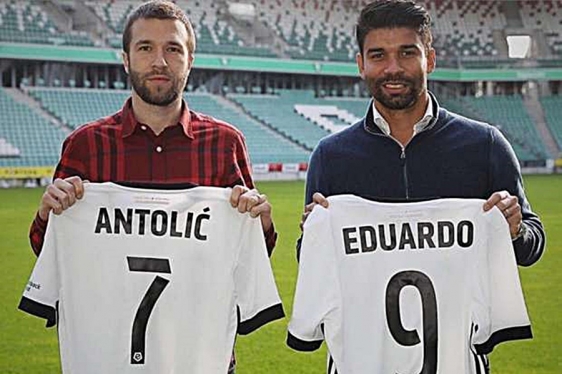 Eduardo i Domagoj Antolić službeno predstavljeni kao novi igrači Legije