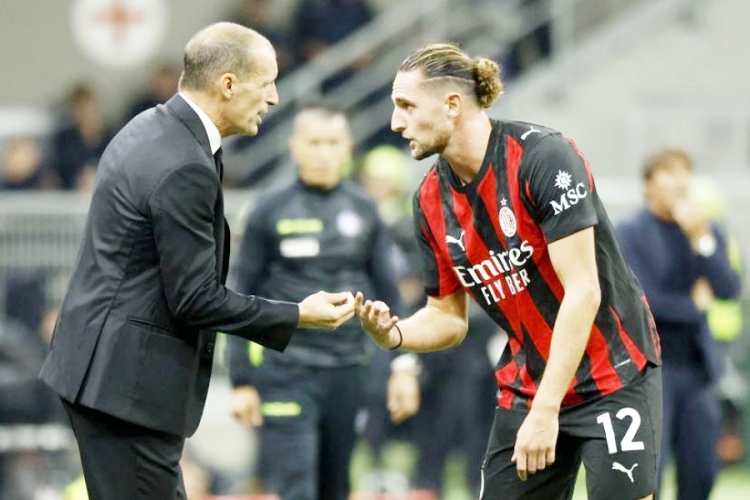 Adrien Rabiot uvjeren da Milan može osvojiti Scudetto zbog Maxa Allegrija