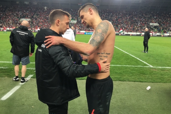 Nagy i Lovren nakon utakmice