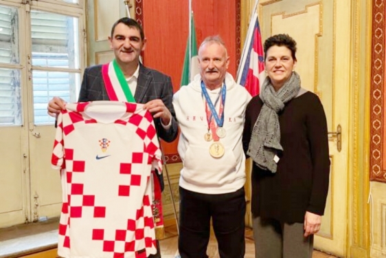Dario Tallone, Mladen Pilčić i  Rosanna Oliosi 