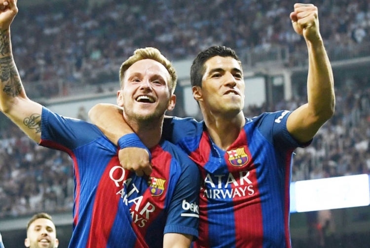 Rakitić i Luis Suarez