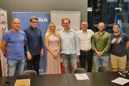 Aleksandar Čupić, Željko Jovanović, Iva Florijančić, Boris Milanović, Ivica Lukanović, Marko Oguić i Sven Bandera 
