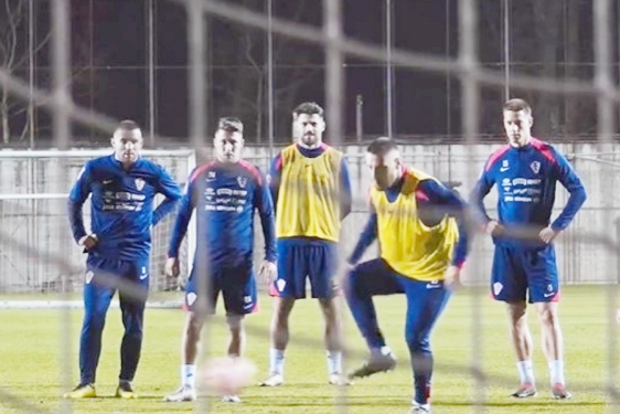 Hrvatska nogometna reprezentacija odradila prvi trening u Kairu