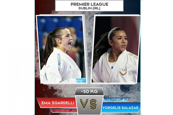 Ema Sgardelli u finalu Karate1 Premier lige u Dublinu