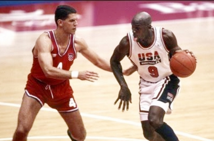 Dražen Petrović i Michael Jordan