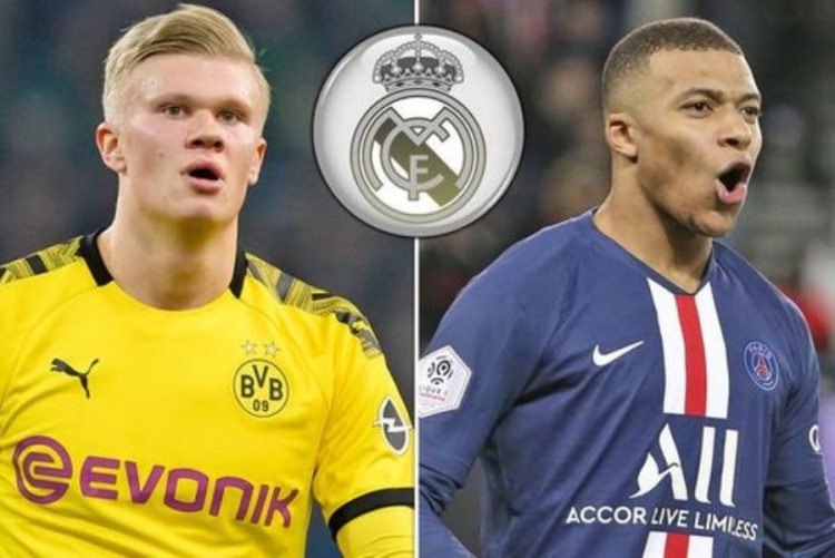 Erling Haaland i Kylian Mbappe