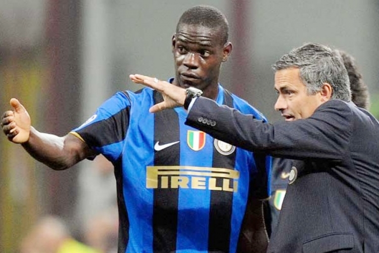 Mario Balotelli i Jose Mourinho