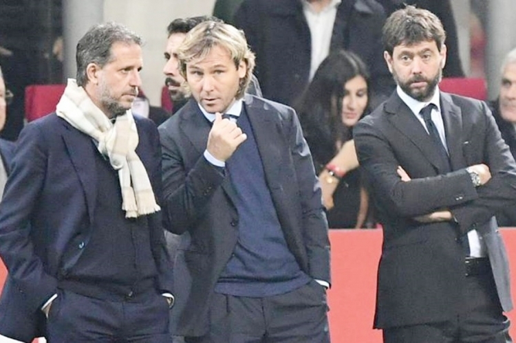 Fabio Paratici, Pavel Nedved i Andrea Agnelli