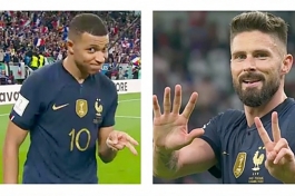 Kylian Mbappe i Olivier Giroud