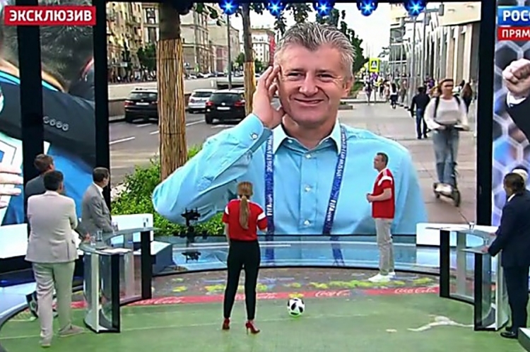 Davor Šuker na ruskoj  televiziji