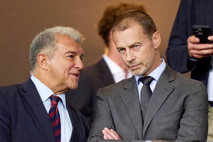 Joan Laporta i Aleksander Čeferin