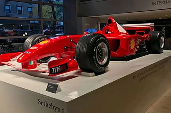 Bolid  Michaela Schumachera prodan na aukciji u New Yorku za rekordni iznos