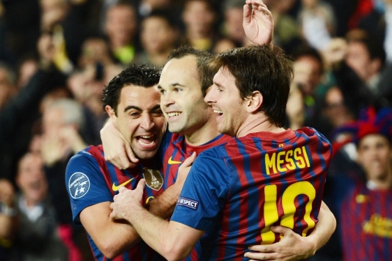 Xavi, Iniesta i Messi