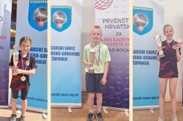 U-12: Erina Cocaj, Korina Klarić i Niko Buterin postali državni prvaci