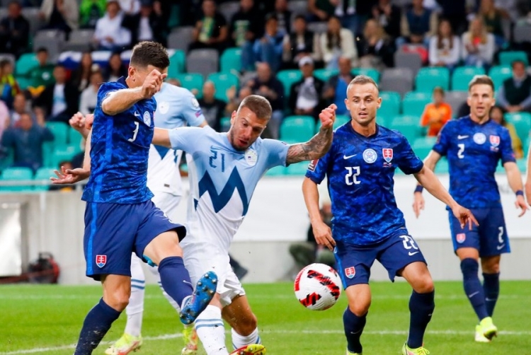 Slovenija odigrala neodlučeno sa Slovačkom, Gnezda Čerin igrao u završnici