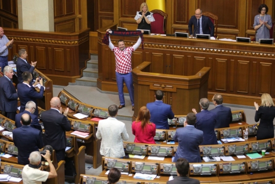  Andriy Pavelko  u ukrajinskom parlamentu